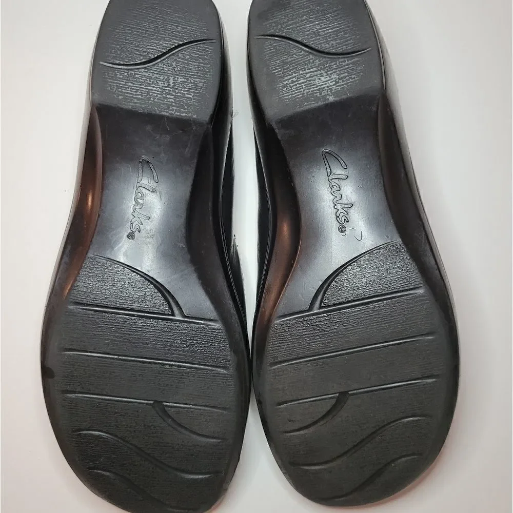Clarks Leather Slip-on Black Shoe